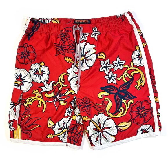 Sonoma Red Board Shorts Men's Size LG Trunks - Picture 1 of 7